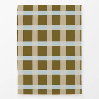 Geschirrtücher Grid Checkered Green