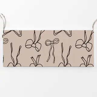 Bankauflage CANCEL Holiday Bows Pink and Brown