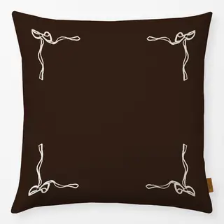 Kissen Brown/Beige
