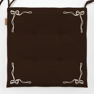 Sitzkissen Brown/Beige