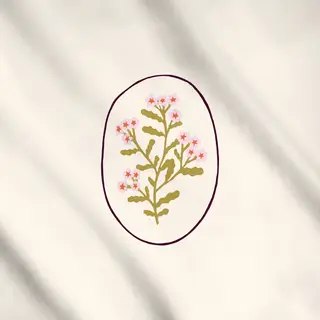 Meterware Florals In Frame