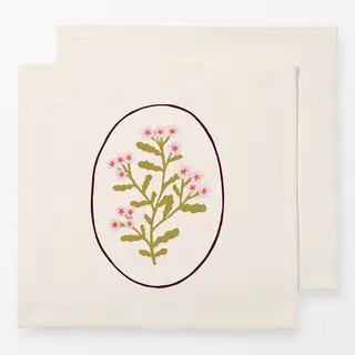 Servietten Florals In Frame