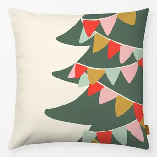 Kissen Christmas Tree With Flags
