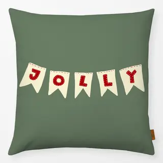 Kissen Christmas Jolly Garland