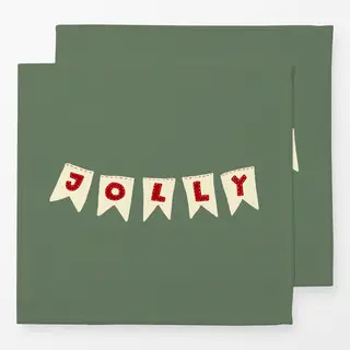 Servietten Christmas Jolly Garland