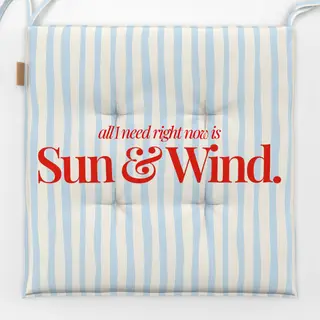 Sitzkissen Sun & Wind