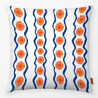 Kissen Abstract Sun & Waves