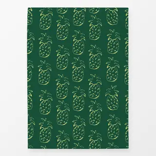 Geschirrtücher Playful Pineapple Pattern