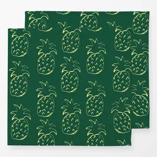 Servietten Playful Pineapple Pattern