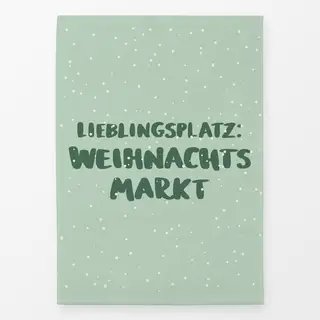 Geschirrtücher Weihnacht Markt Lieblingsplatz
