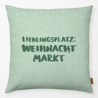 Kissen Weihnacht Markt Lieblingsplatz