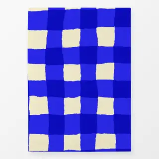 Geschirrtücher Italian Blue Gingham Pattern
