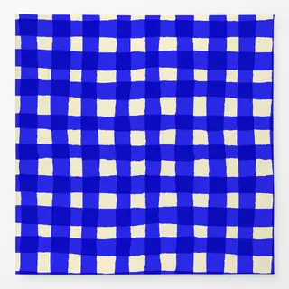 Tischdecke Italian Blue Gingham Pattern