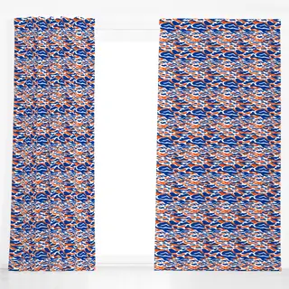 Dekovorhang Abstract Wave Pattern