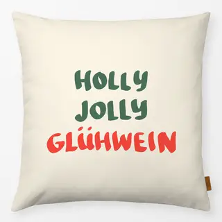 Kissen Holly Jolly Glühwein
