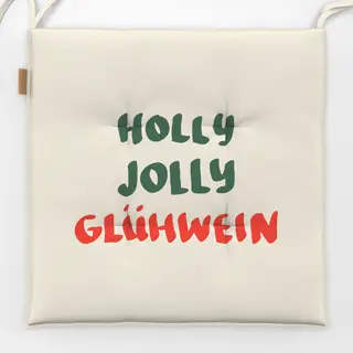 Sitzkissen Holly Jolly Glühwein