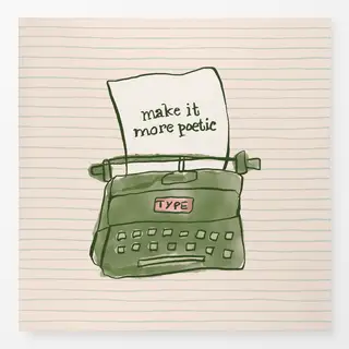 Tischdecke Typewriter
