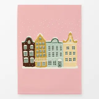 Geschirrtücher Cute Snowy Houses