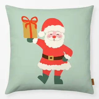 Kissen Santa Claus with Gift