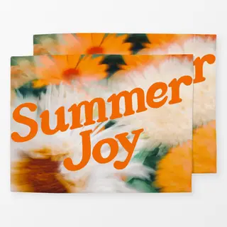 Tischset Summer Joy Flower Photo
