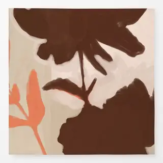 Tischdecke Brown Plant Silhouette