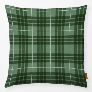 Kissen Green Christmas Plaid