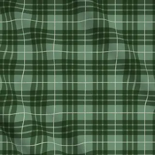 Meterware Green Christmas Plaid