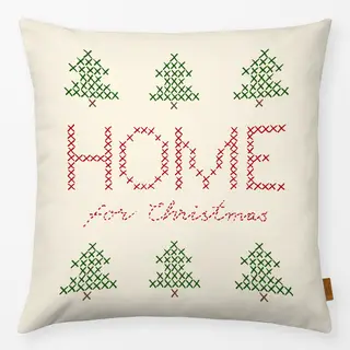 Kissen Home For Christmas Emboridery