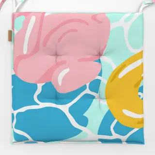 Sitzkissen Retro Summer Pool Toys