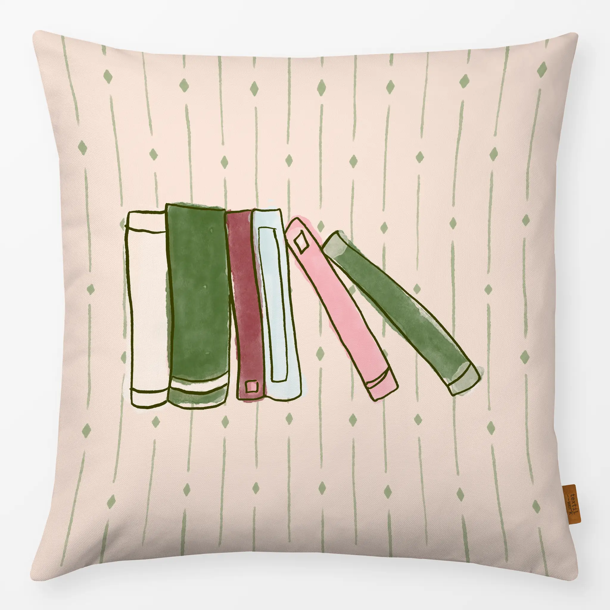 Kissen Kissen Leaning Books