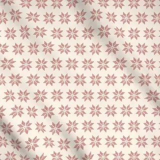 Meterware Red on Cream