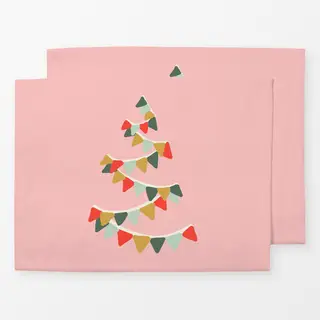 Tischset Christmas Market Flag Tree