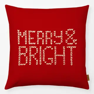 Kissen Merry & Bright Embroidery