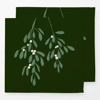 Servietten Dark Green