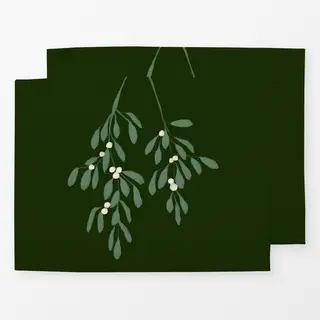 Tischset Dark Green