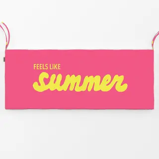 Bankauflage Feels Like Summer pink