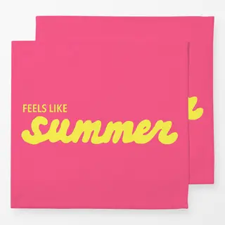 Servietten Feels Like Summer pink
