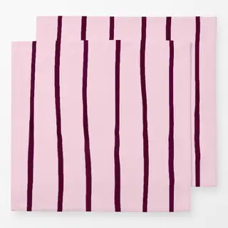Servietten Light Purple Stripes