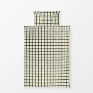 Bettwäsche Christmas Green & Cream Plaid