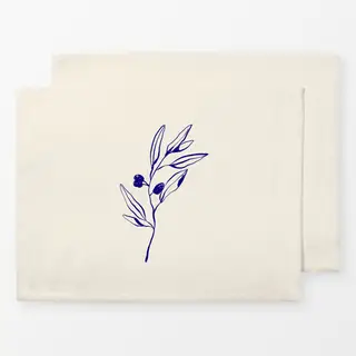 Tischset Santorini Olive Branch