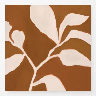 Tischdecke Earthy Plant Silhouette
