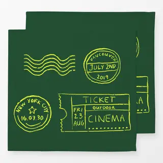 Servietten Exploring Summer Stamps