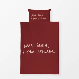 Bettwäsche Dear Santa, I Can Explain...