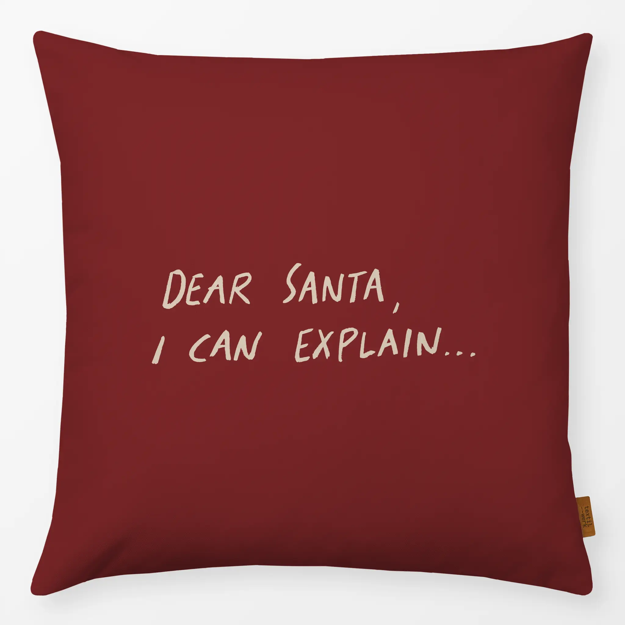 Kissen Kissen Dear Santa, I Can Explain...