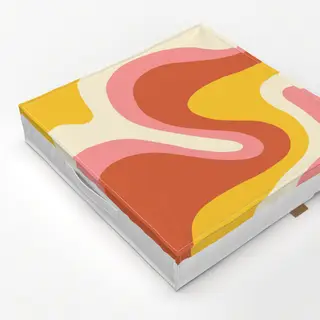 Bodenkissen Retro Summer Pattern