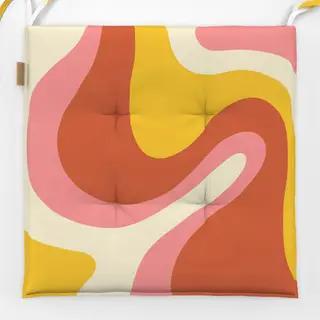 Sitzkissen Retro Summer Pattern