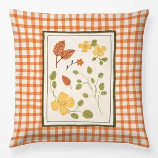 Bettwäsche Flowers In Frame On Gingham