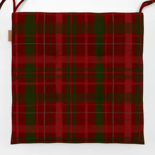 Sitzkissen Christmas Red Plaid Pattern
