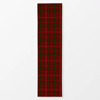 Tischläufer Christmas Red Plaid Pattern