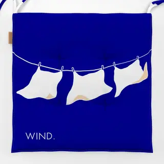 Sitzkissen Santorini Windy Laundry Line